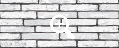 dekorWALL-Ziegelsteindekor WHITE STONE